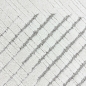 Preview: Wohnzimmerteppich Schlafzimmerteppich hoch tief Effekt Kreis Design mit strichen in creme beige