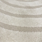 Preview: Shape Teppich Schlafzimmer Wohnzimmer Strich Muster allergiker geeignet creme grau