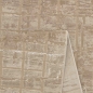 Preview: Teppich im orientalischen Retro-Stil • Hoch-Tief-Effekt • liniert in beige