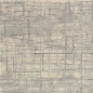 Preview: Modern-abstrakter Orient Teppich, subtile Grautöne gestreift