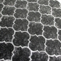 Preview: Stilvoller Orient-Teppich im Marokko-Stil grau schwarz