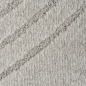 Preview: Teppich Wohnzimmer Schlafzimmerteppich mit elegantem Bogenmuster modern in Grau