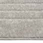 Preview: Teppich Wohnzimmer Schlafzimmerteppich mit elegantem Bogenmuster modern in Grau