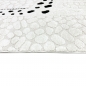 Preview: Kinderzimmer Teppich Spielzimmer glückliche Giraffe weich in beige creme schwarz