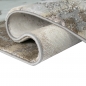 Preview: Teppich Marmor Muster mit Glanzfasern braun beige silber