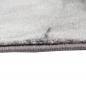 Preview: Designerteppich I Marmoroptik und Glanzfasern I Grau