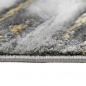 Preview: Teppich modern Wohnzimmerteppich Marmor Optik in creme grau gold