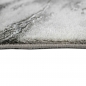 Preview: Teppich Design Wohnzimmer Teppich Marmor Optik grau creme