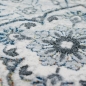 Preview: Teppich Wohnzimmerteppich Vintage Orient Ornamente creme blau grün