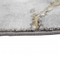 Mobile Preview: Teppich modern Designerteppich Marmor Optik grau gold