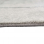 Preview: Teppich modern Kurzflor Wohnzimmerteppich abstrakt grau creme