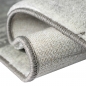 Preview: Teppich modern Kurzflor Wohnzimmerteppich abstrakt grau creme