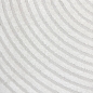 Preview: Moderner Wohnzimmerteppich mit elegantem Kreismuster in creme