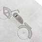 Preview: Kinderteppich mit Höheneffekt und verschiedenen Autos in creme beige