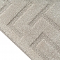 Preview: Teppich Designer grau elegant strukturiert modern