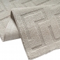 Preview: Teppich Designer grau elegant strukturiert modern