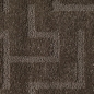 Preview: Teppich Designer Dunkelbraun elegant strukturiert modern
