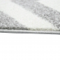 Preview: Teppich modern Skandinavisches Design in Rosa Creme Grau
