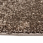Preview: Hell-dunkel Effekt Teppich für Gästezimmer | flauschig | braun