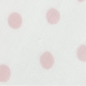 Preview: Teppich Spielteppich rosa Punkte flauschig in creme