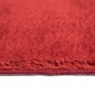 Preview: Badezimmer Teppich mit abgerundeten Ecken | waschbar | in rot