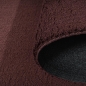 Preview: Teppich Uni Modern in dunklem Weinrot