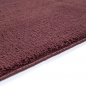 Preview: Teppich Uni Modern in dunklem Weinrot