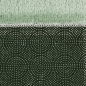 Preview: Designer Teppich | abgerundeten Ecken | waschbar | grün