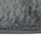 Preview: Designer Teppich abgerundeten Ecken | waschbar | anthrazit