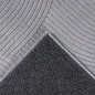 Preview: Schöner warmer Teppich mit elegantem Linienmuster in grau