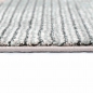 Preview: Abstrakter Teppich Wohnzimmer modernes gestreiftes Muster grün rosa grau - pflegeleicht