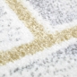 Preview: Teppich Marmor Design Wohnzimmer Flur gold creme