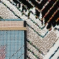 Preview: Bunter Designerteppich mit abstraktem Muster rot blau