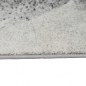 Preview: Abstrakter Wohnzimmer Teppich mit Kreisformen in creme grau