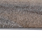 Preview: FLURLÄUFER Teppich mit abstraktem Muster in silber grau
