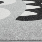 Preview: Design Kinderteppich Grau Monster Look
