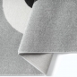 Preview: Design Kinderteppich Grau Monster Look