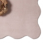 Preview: Design Teppich blush rosa sanft mit moderner Wellenform