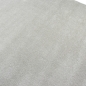 Preview: Moderner Teppich Wohnzimmerteppich uni einfarbig silber