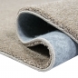 Preview: Moderner Teppich Wohnzimmerteppich uni einfarbig taupe braun