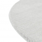 Preview: Design Teppich Shape in eleganter Freiform weich Creme