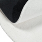 Preview: Design Teppich Shape in eleganter Freiform weich Creme