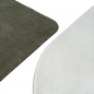 Preview: Design Teppich Shape in eleganter Freiform weich Creme