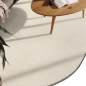 Preview: Design Teppich Shape in eleganter Freiform weich Beige