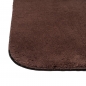 Preview: Design Teppich Shape in eleganter Freiform weich Braun