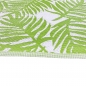 Preview: Outdoor-Teppich mit Palmenblätter Design in grün
