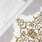 Preview: Teppich mit orientalischem Flair | luxuriös | weiß gold grau
