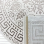 Preview: Teppich mit orientalischem Flair | luxuriös | grau anthrazit