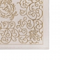 Preview: Teppich Creme Gold Ornament Stil modern