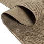 Preview: Stilvoller In- und Outdoorteppich im tropischen Blättermuster in Beige Braun